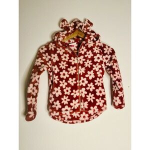 Penelope Mack Girls Floral Zip Up Soft Jacket. Size 7